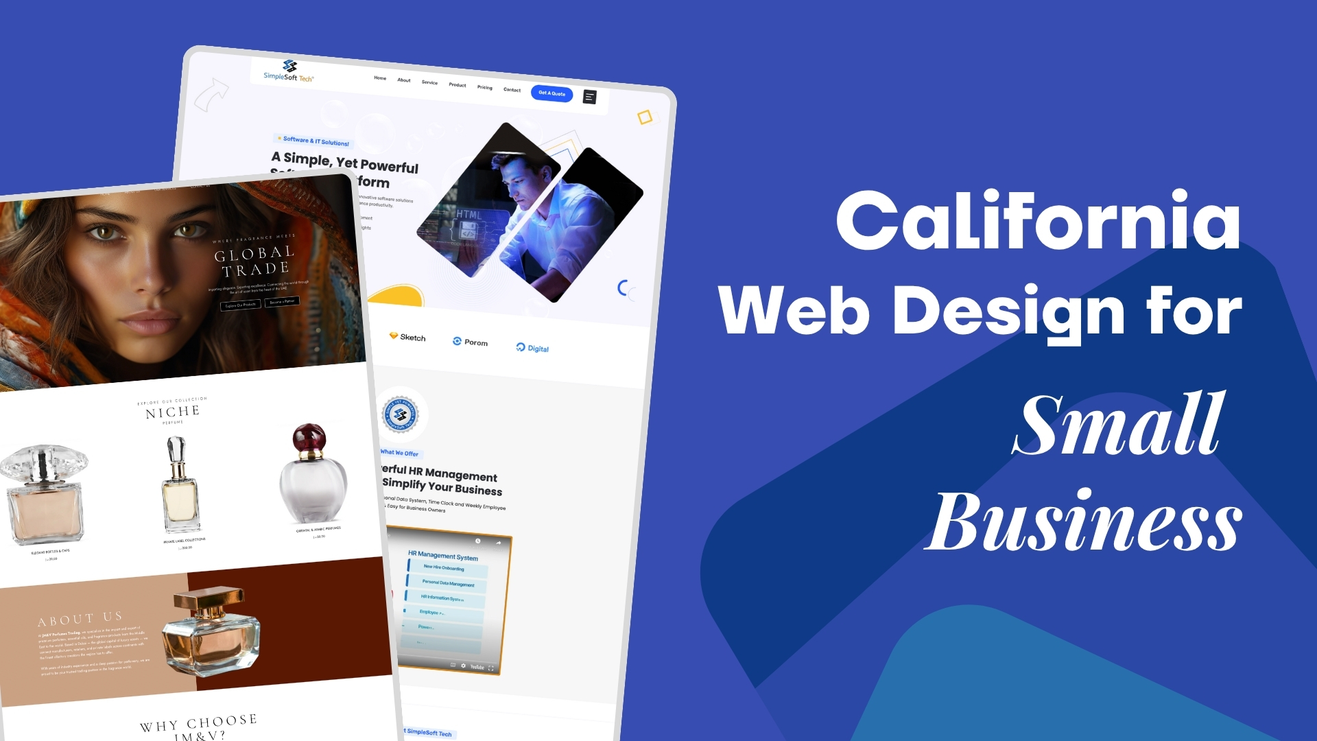 Small business web design California